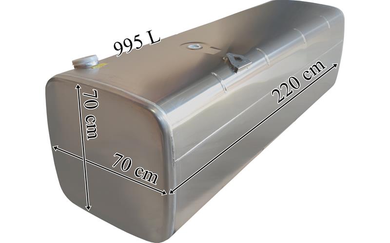 DAF Réservoir de Carburant 995 L En Aluminium 2200x700x700