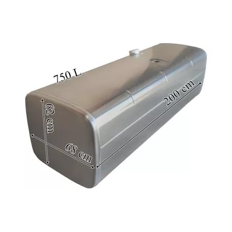 MAN Depósito / Tanque de Combustible 750L de Aluminio 2000x620x680
