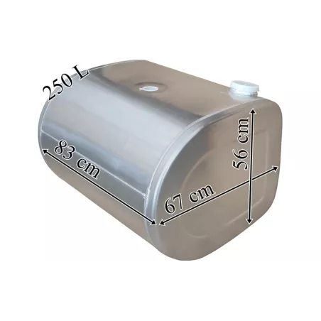 Volvo FH12 / FH13 / FH4 / Renault Premium / Kerax Depósito de Combustible 250L 830x560x670 (Aluminio)