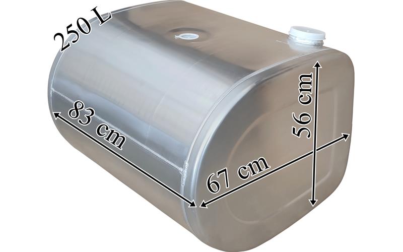 Volvo FH12 / FH13 / FH4 / Renault Premium / Kerax Depósito de Combustible 250L 830x560x670 (Aluminio)