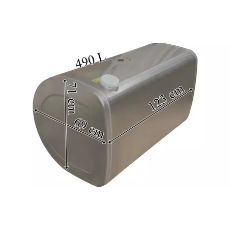 Volvo Renault Depósito / Tanque de Combustible 485 L de Aluminio 1230x690x710