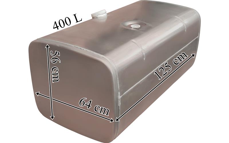 Mercedes Fuel Tank 400L Aluminum 1250x560x640