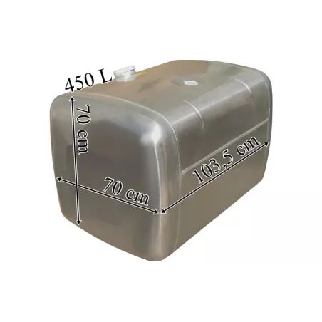 Mercedes Réservoir de Carburant 450L En Aluminium 1035x700x700