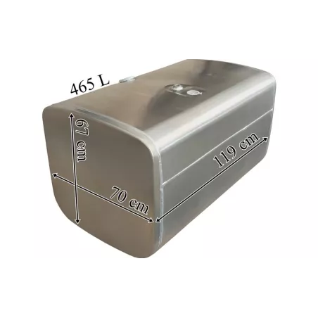 Scania Fuel Tank 465L Aluminum 1190x670x700