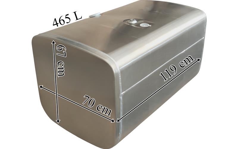 Scania Fuel Tank 465L Aluminum 1190x670x700