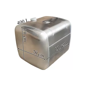 Mercedes Depósito / Tanque de Combustible 400L de Aluminio 910x700x700