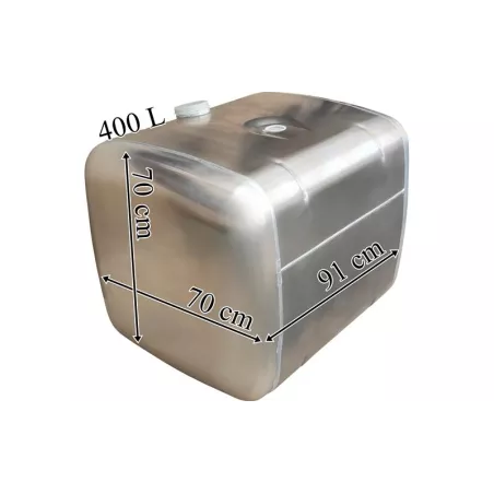 Mercedes Depósito / Tanque de Combustible 400L de Aluminio 910x700x700