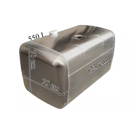 Mercedes Réservoir de Carburant 550L En Aluminium 1230x700x700