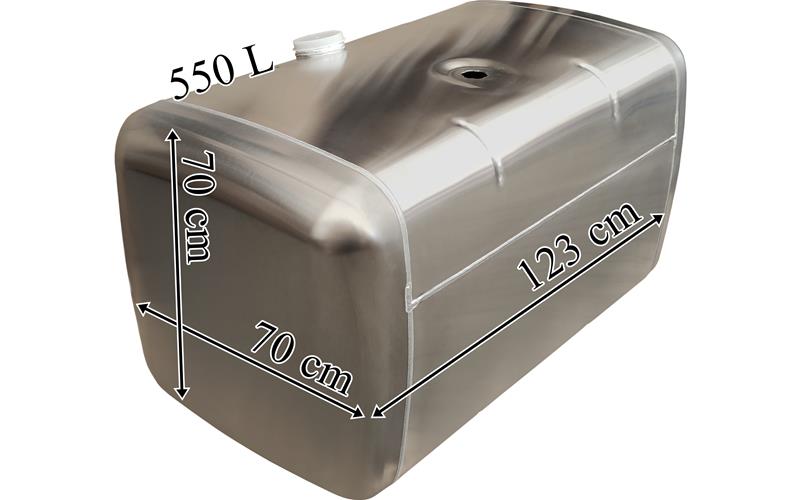 Mercedes Réservoir de Carburant 550L En Aluminium 1230x700x700