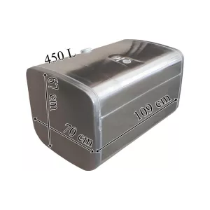 Scania Depósito / Tanque de Combustible 450L de Aluminio 1090x670x700
