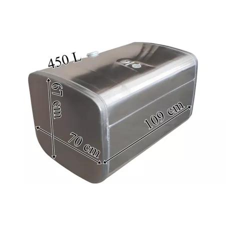 Scania Depósito / Tanque de Combustible 450L de Aluminio 1090x670x700