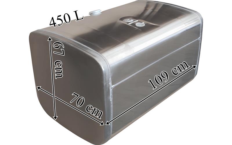 Scania Depósito / Tanque de Combustible 450L de Aluminio 1090x670x700