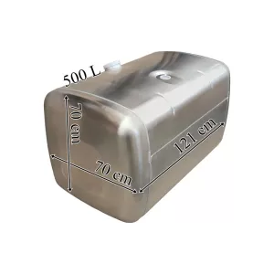 Mercedes Depósito / Tanque de Combustible 500L de Aluminio 1210x700x700