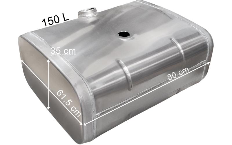 MAN Depósito de Combustible 150L 800x615x350 (Aluminio)