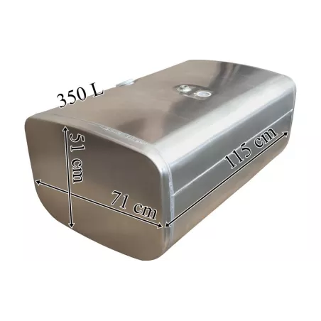 Scania Depósito / Tanque de Combustible 350L de Aluminio 1150x510x710