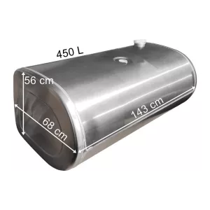 Volvo FH13 / FH4 / Renault Premium DXi Depósito de Combustible 450L 1430x560x670 (Aluminio)