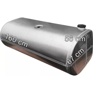 Volvo Renault Depósito / Tanque de Combustible 500L de Aluminio 1630x560x670