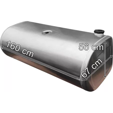 Volvo Renault Depósito / Tanque de Combustible 500L de Aluminio 1630x560x670