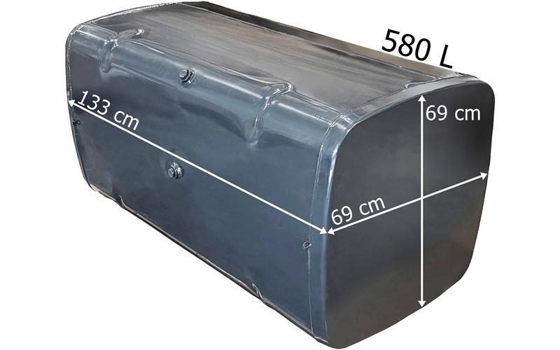 MAN TGX Fuel Tank 580L 1330x690x690 (Steel)