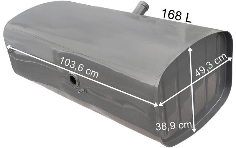 DAF LF45 Fuel Tank 168L 1036x493x389 (Steel)