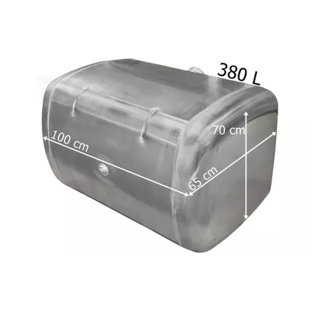 Mercedes Actros MP4 / MP5 / Arocs / Antos Zbiornik Paliwa 380L 1000x650x700 (Aluminiowy)