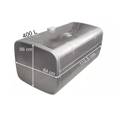 Mercedes Actros / Axor / Atego Depósito de Combustible 400L 1125x560x640 (Aluminio)