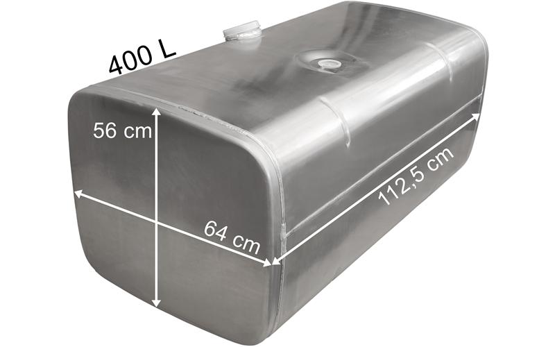 Mercedes Actros / Axor / Atego Depósito de Combustible 400L 1125x560x640 (Aluminio)