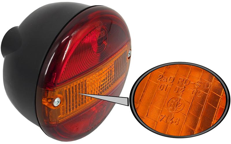 Feu Arrière Hella Ø140 (Rond)