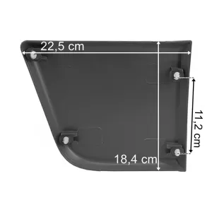 Citroen Jumper II / Fiat Ducato / Peugeot Boxer (04.06-12.17) Listwa Nadwozia Na Błotnik Tył Lewa