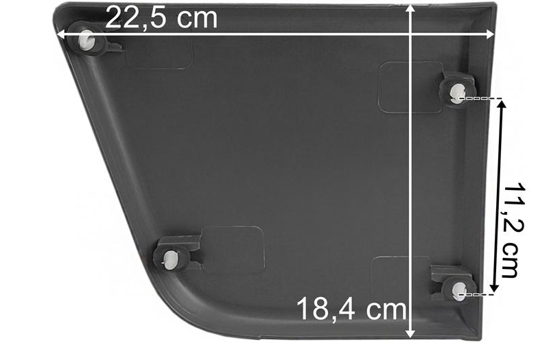 Citroen Jumper II / Fiat Ducato / Peugeot Boxer (04.06-12.17) Moldura de CarrocerÍa Guardabarros Trasero Izq