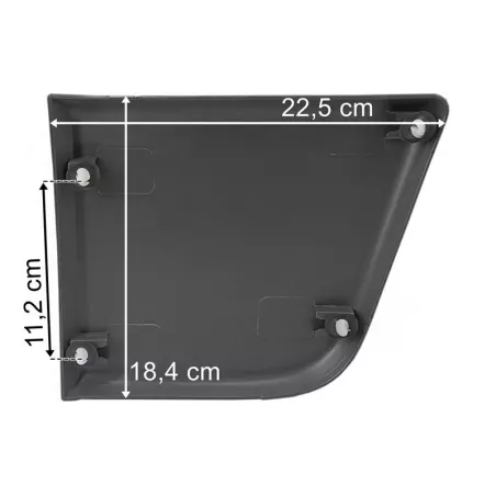 Citroen Jumper II / Fiat Ducato / Peugeot Boxer (04.06-12.17) Listwa Nadwozia Na Błotnik Tył Prawa
