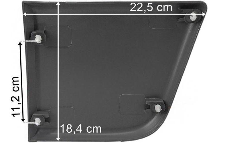 Citroen Jumper II / Fiat Ducato / Peugeot Boxer (04.06-12.17) Listwa Nadwozia Na Błotnik Tył Prawa