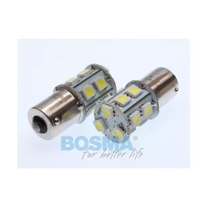 Bosma Bombilla 24V 13xLED SMD5050 BA15S 6000k Blanca