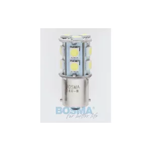 Bosma Ampoule 24V 13xLED SMD5050 BA15S 6000k Blanche