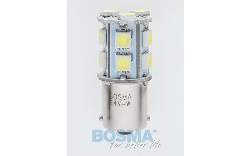 Bosma Bulb 24V 13xLED SMD5050 BA15S 6000k White