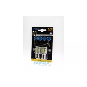 BOSMA ЛАМПА 24V 24xLED SMD5050 BA15S 6000K БЕЛАЯ (2 ШТУКИ)