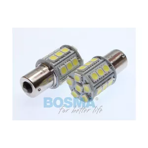 Bosma ЛАМПА 24V 24xLED SMD5050 BA15S 6000k БЕЛАЯ (2 ШТУКИ)