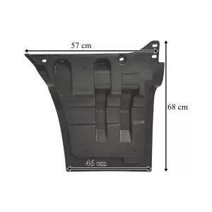 MAN TGA L / LX / M / TGS Door Extension LH Gray