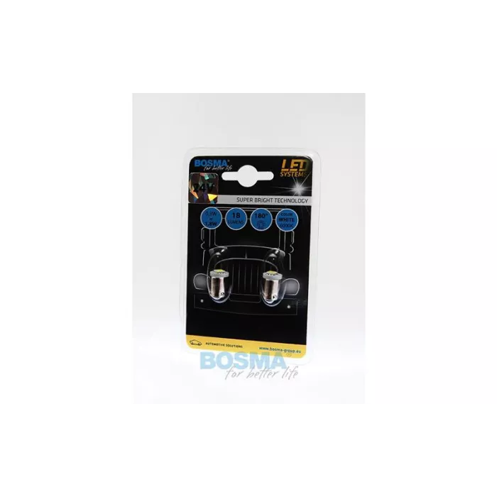 Bosma Ampoule 24V 1xLED SMD5050 BA9S 6000k Blanche