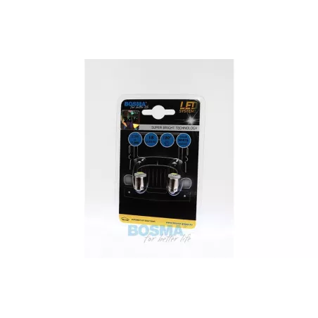 Bosma ЛАМПА 24V 1xLED SMD5050 BA9S 6000k БЕЛАЯ