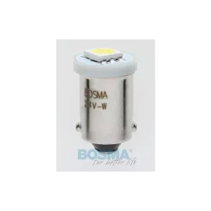 Bosma Bombilla 24V 1xLED SMD5050 BA9S 6000k Blanca