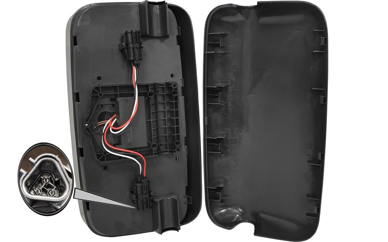 MAN TGA / TGL / TGM Nuevo Tipo Espejo Retrovisor Calefactado Eléctrico Ajustable Dch