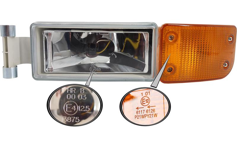 MAN TGA / TGL Turn Signal Lamp With Fog Light LH