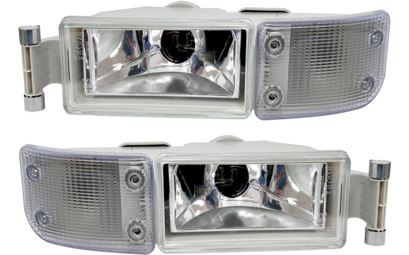 MAN TGA / TGL Piloto Antiniebla con Intermitente Blanco Dch / Izq (Conjunto)
