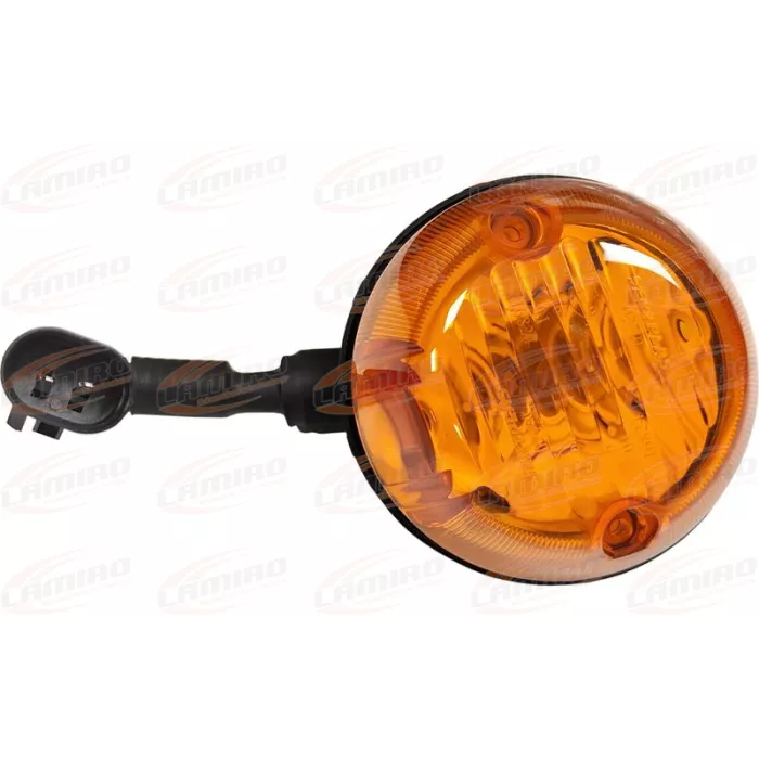 MAN TGA / TGX / TGM Round Mudguard Turn Signal Lamp With Wire