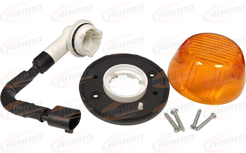 MAN TGA / TGX / TGM Round Mudguard Turn Signal Lamp With Wire