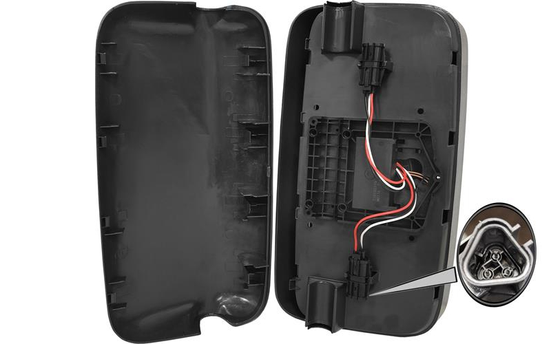 MAN TGA / TGL / TGM New Type Heated Electric Adjustable LH Mirror