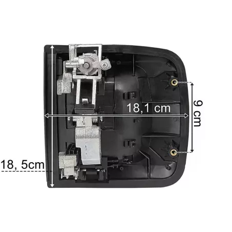 MAN TGX / TGS / TGL НАРУЖНАЯ ДВЕРНАЯ РУЧКА С ЛИЧИНКОЙ ЛЕВАЯ (2 КЛЮЧА)