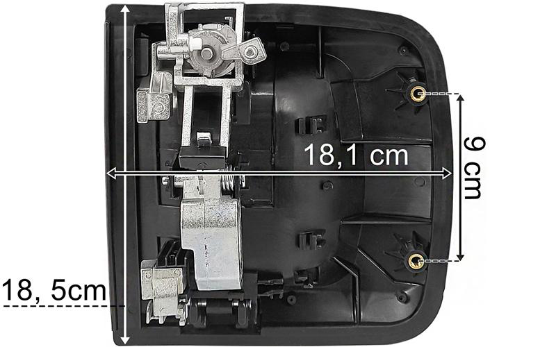 MAN TGX / TGS / TGL Outer Door Handle With Lock Cylinder LH (2 Keys)