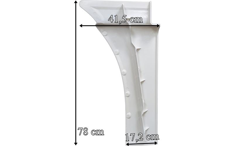 MAN TGA / TGX RH Cab Mudguard Cover